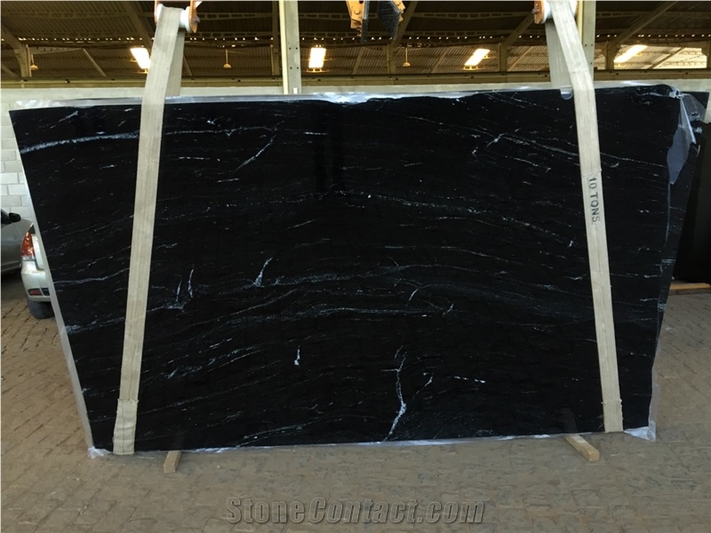 Granite Black Via Lactea, Via Lactea Granite Slabs & Tiles