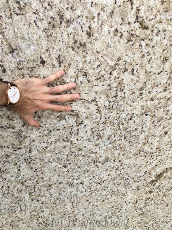 Granite Giallo Verona Slabs & Tiles, Brazil Yellow Granite