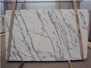 White Carrara Brazil Slabs & Tiles