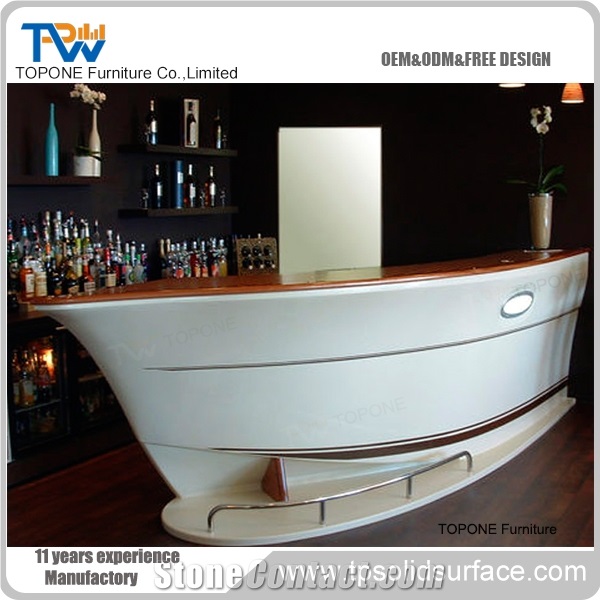 Elegant Artificial Stone Kitchen Countertop Home Boat Bar Counter Top