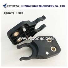 Black Hsk25e Tool Holder Forks, Cnc Router Tool Forks, Hsk25e Tool Clamps, Atc Tool Grippers for Hsk25e, Cnc Machine Spare Parts