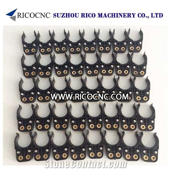 Cnc Machine Tools, Black Bt30 Tool Holders, Bt Tool Forks, Cnc Tool Changer Grippers, Bt30 Tool Clips for Cnc Routers