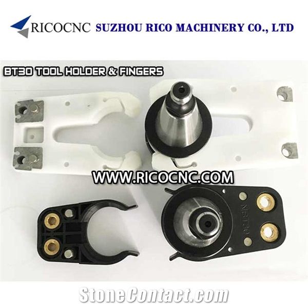 Cnc Machine Tools, Black Bt30 Tool Holders, Bt Tool Forks, Cnc Tool Changer Grippers, Bt30 Tool Clips for Cnc Routers