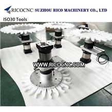 White Iso30 Tool Clamps, Cnc Tool Holder Forks, Iso30 Tool Grippers, Cnc Tool Clips for Iso30 Tooling