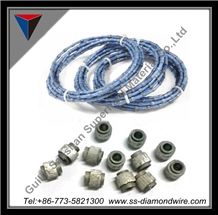 Sanshan Diamond Plastic Wire for Cutting Travertine Tiles Marble or Marble Profiling