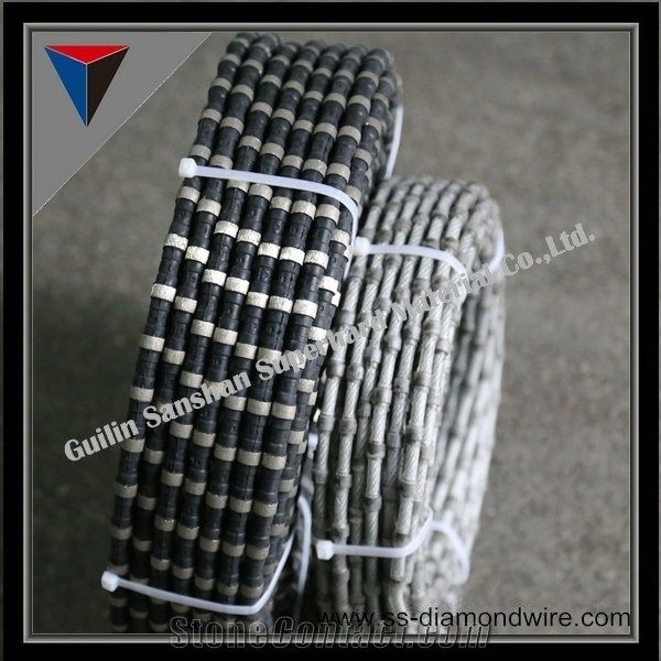 Sanshan Diamond Rubberized Wire Saw for Cutting Marble or Quarrying Marble Cutting Tools Suppliers