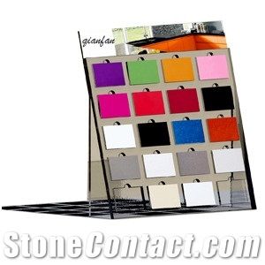 Countertop Display Rack for Stone Samples and Tiles Samples Board Displays for Marble Granite Quartz