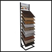 Flooring Shelves Metal Didplays for Tile Hardwood Carpet Floorings Waterfall Display Stands Wood Racks Vinyl Displays