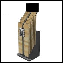 New Design Flooring Wood Didplays for Tile Hardwood Floorings Waterfall Display Stands Wood Racks Vinyl Displays Quartz Marble Granite Tower