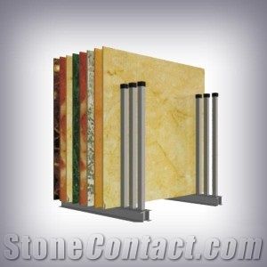 Slab Racks for Storage Metal Displays for Marble Granite Slab Tile Ceramic Mosaic Portable Case for Stone Sample Stone Tool Display Rack Stands