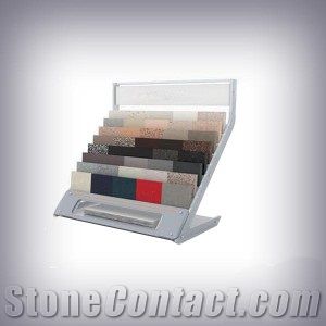 Table Top Displays for Stone Sample Countertop Display Stand for Quartz Marble Granite Slab Tile Ceramic Mosaic