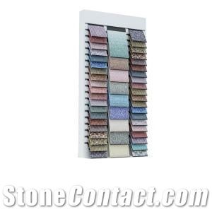 Waterfall Displays for Mosaic Sample Stand for Quartz Marble Granite Slab Tile Ceramic Mosaic Natural Stone and Artificial Stone