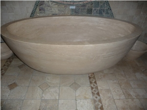 Best Discount Turkey Beige Travertine Bathroom Bathtub Natural Bath Tubsolid Surface Bathtubs Bathtub Panels Commercial Bathtub Gofar