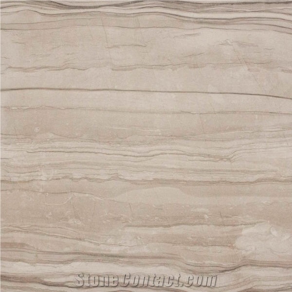 Silkwood China Beige Serpeggiante Marble Tiles Machine Cutting Slabs, Pattern for Floor Covering Paving,Bathroom Flooring Stepping,Wall Cladding