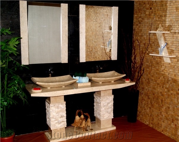 Bns 5 Single Baby Pedestal Basin / Natural Sink / Vanity Basins / Vessel Sink / Bathroom Basins / Bathrom Sink