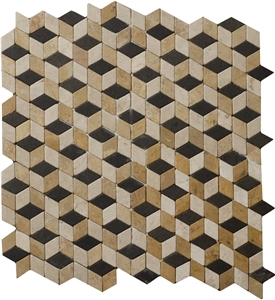 Mosaic Marble / Pebble Mosaic, Mosaic Pattern / Parquet Marble / Pebble Tile