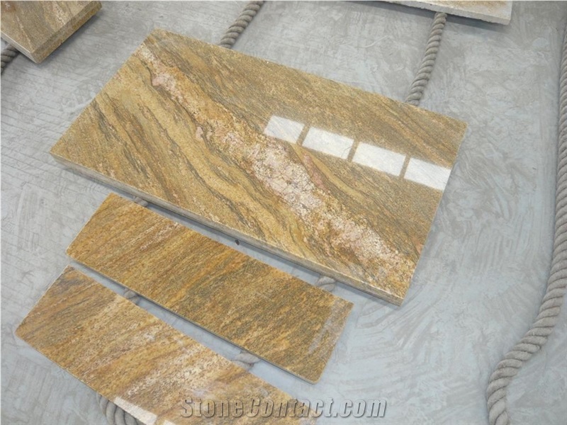 India Imperial Gold,Royal Gold Granite,Yellow Polished Gangsaw Big Slabs,Wall and Floor Covering,Natural Stone Flooring Tiles,Golden Decoration