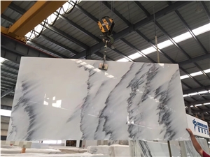 Ink White Marble,Mountain White Marble,White Jade Ink Marble,In China Stone Market,White with Grey Grain