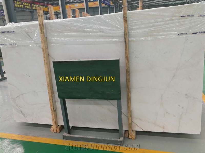 Snow White, Laizhou Marble,Shandong Snowflake,Wintermint White,Big Slabs and Tiles &Slabs/Jumbo Pattern/Marble Skirting