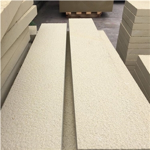 China Beige Sandstone Honed Surface 60*40*3 cm Factory Direct Sale