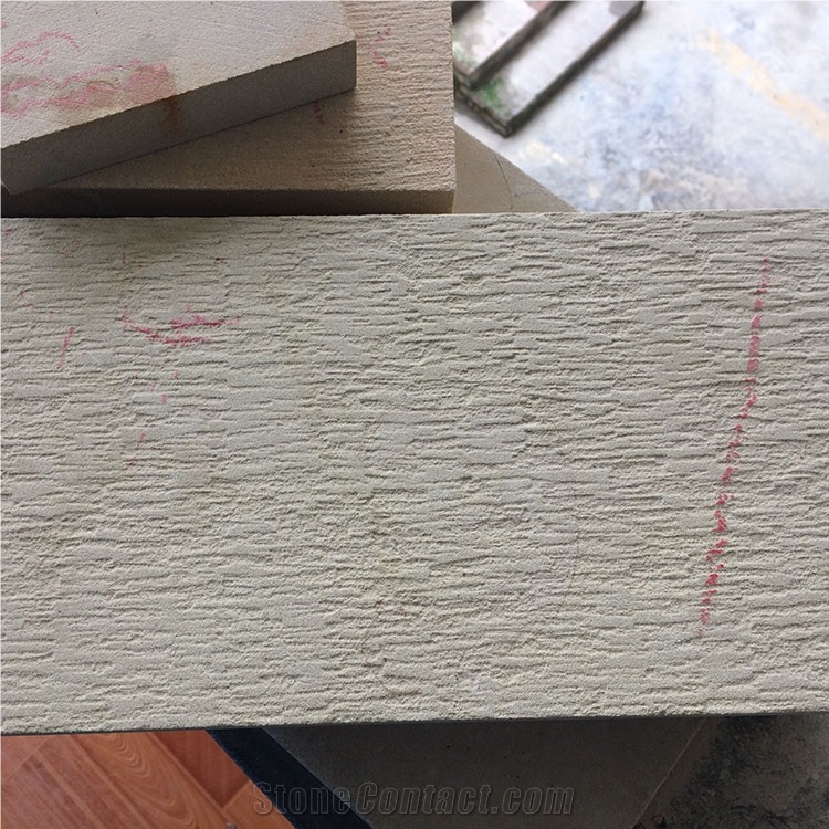 China Beige Sandstone Slabs Cladding Tiles or Paving
