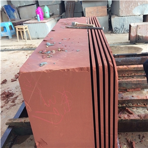 China Natural Stone Red Sandstone Wall Covering 600*400 Honed Surface Quarry Owner and Factory Direct Sale