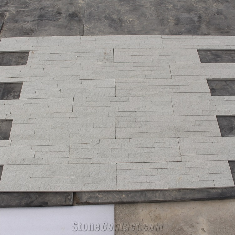 China Sand Stone Wall Tiles White Culture Stone Veneer Cheap Decorative White Stone