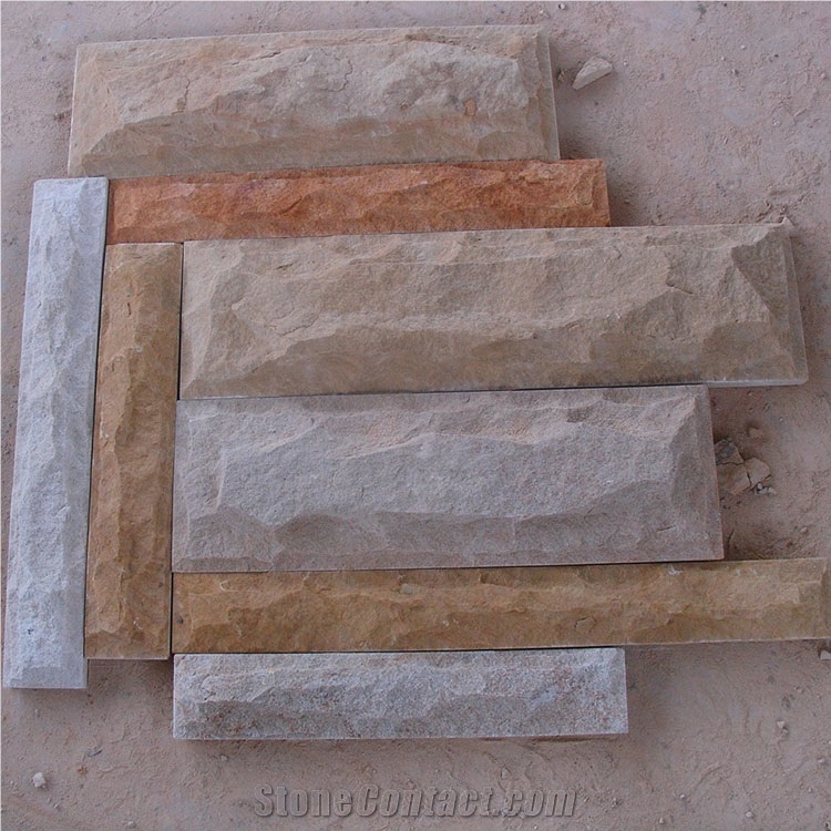 Mixed Mushroom Stone for Wall Decoration Sandstone for Walls