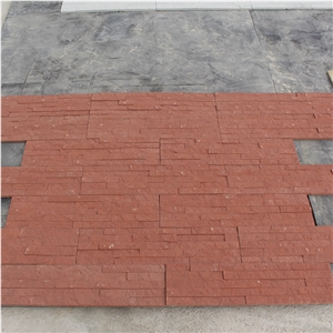 Natural Strips Sandstone Red Sandstone for Walls Decoration Strip for Tile