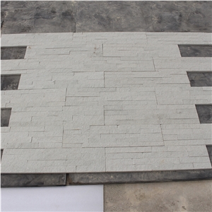 White and Black Culture Stone Veneer Cheap Decorative White Veneer Natural Sandstone
