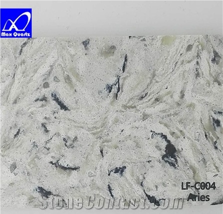 Quartz Stone Slab ,Aries Lf-C004 Tile Slabs for Kitchen,Vanity,Work ,Service Countertop