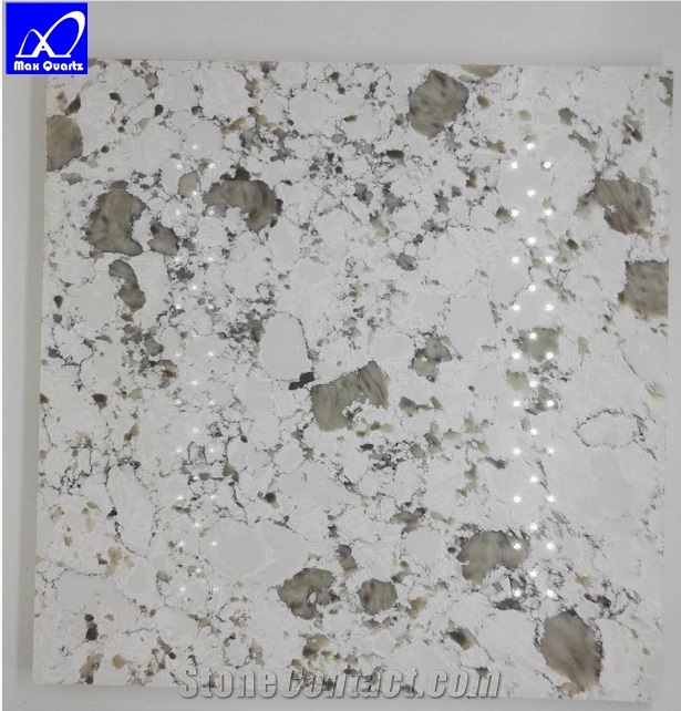 Quartz Stone Slab Multi Colour ,Artificial Stone 520 2cm and 3cm Available for Kitchen Countertops Island Bar Top with Mitred End Panels