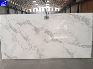Quartz Stone Slab Statumax 2cm and 3cm Available for Kitchen Countertops Island Bar Top with Mitred End Panels with Scratch Resistant