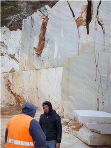 Italian Calacatta White Marble Blocks, Calacatta Own Quarry