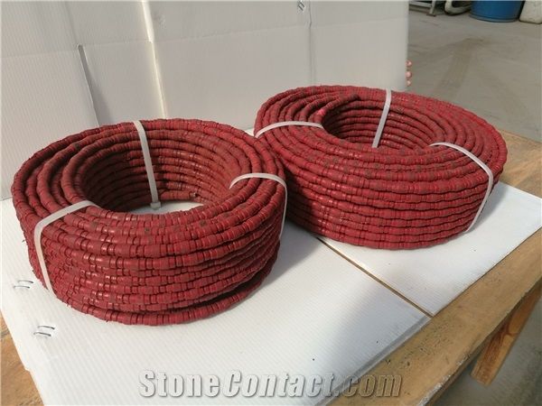 Vacuum-Brazed Diamond Wire for Cutting C50 Concrete and Metals