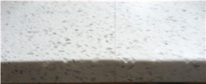 Snow White Quartz Artificial /Grey/White/Black/Beige/Green Colors Solid Surface Artificial Quartz Stone Slab for Vanity Tops