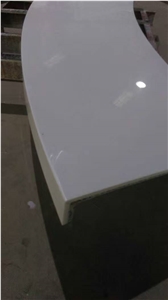 White Color Manmade Stone Honeycomb Panel Table Decoration