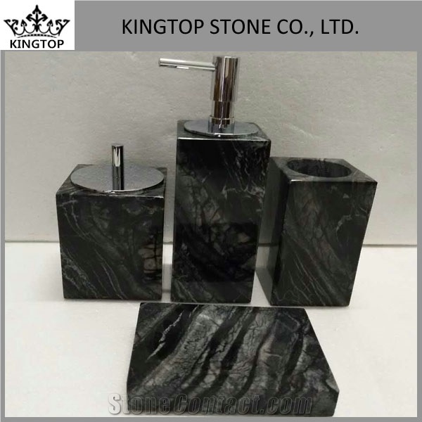 Marble Rectangular Face Towel Tray,Soap Dish,Dispensing Bottle,Tissue Box,Paper Holders for Hotel Bathroom Accessories