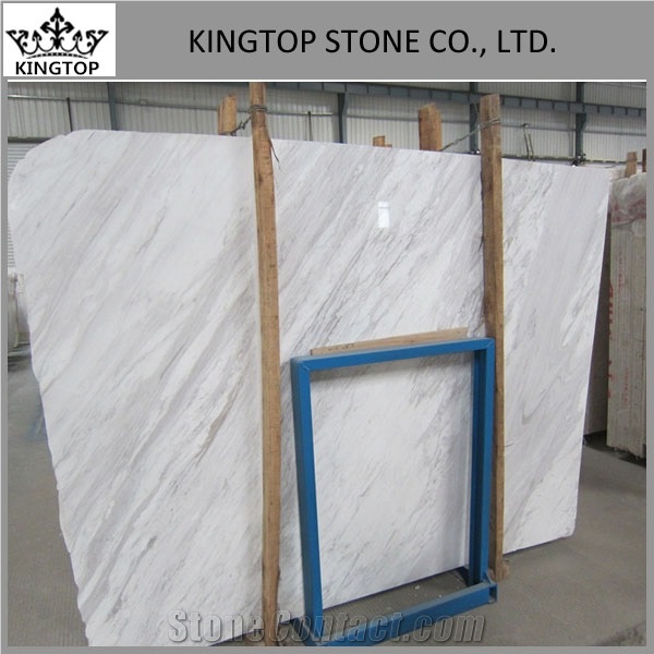 Volakas White Marble Book Match Slab Old Quarry from Greece, Greek Volaks White Floor and Wall Tile for Home Decor