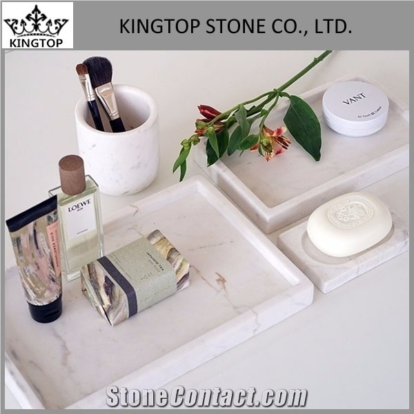 Marble Bathroom Tray 55, Stone Bathroom Vanity Tray