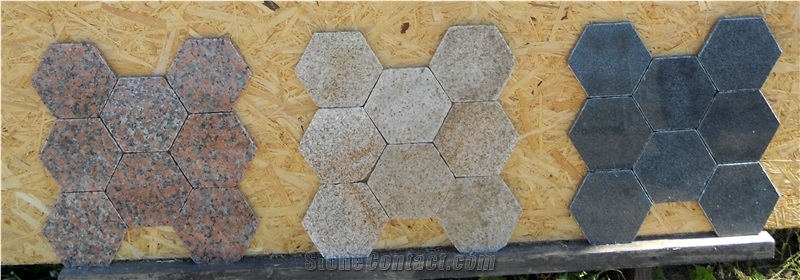 Granite Mosaic Paving Tiles