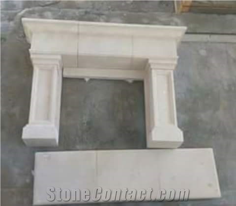 Cantera Crema Column, Architectural Stone Works