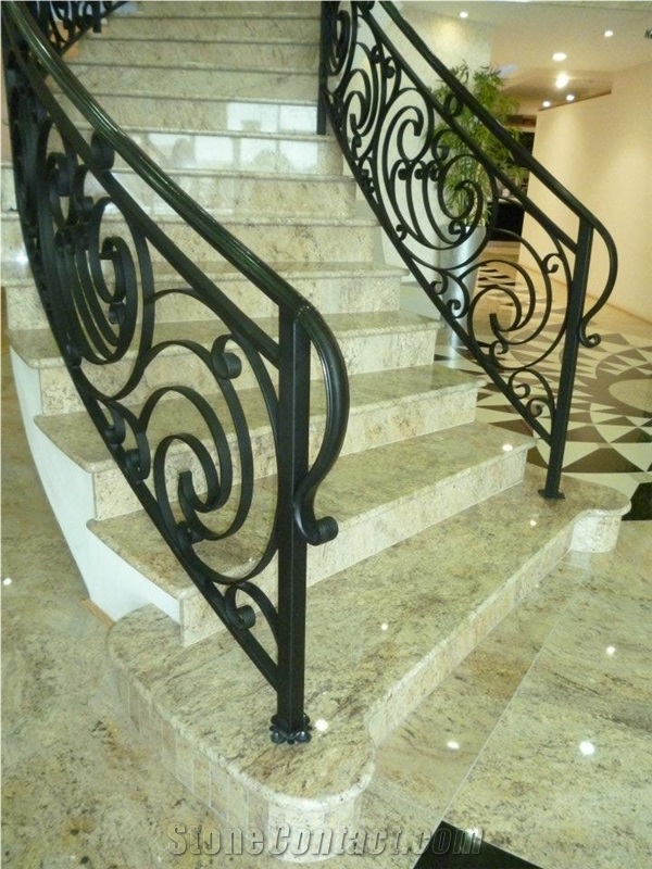 High-Quality Marble Stairs in Beige