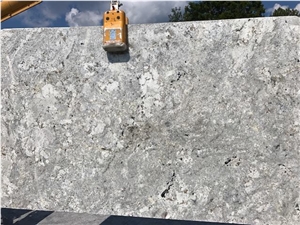 Andino White Granite & River Bordeaux Exotic Granite