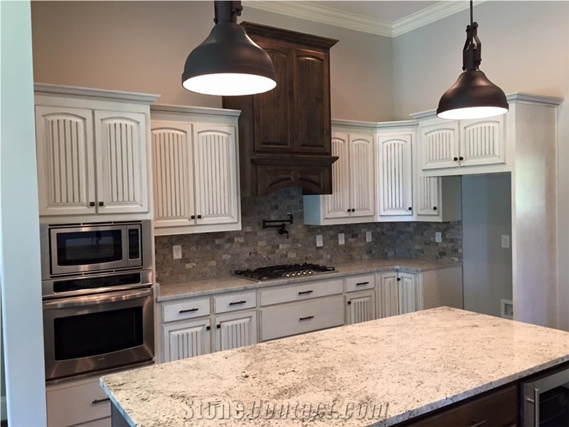 Mayfair White Granite Kitchen Countertops