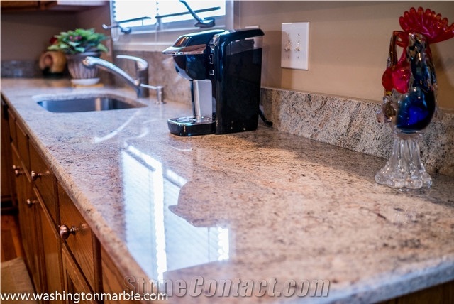 Raised Bar Millenium Cream Granite Traditional-Kitchen Countertop