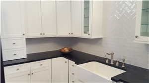 Black Pearl Granite Kitchen Countertop