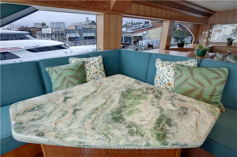 Lightweight Marble and Granite Counter Tops Fabricated to Exacting Standards Specifically for Todays Yacht Owners