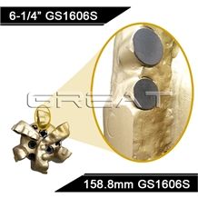 6-1/4” Gs1606s Pdc Drill Bit,Steel Body