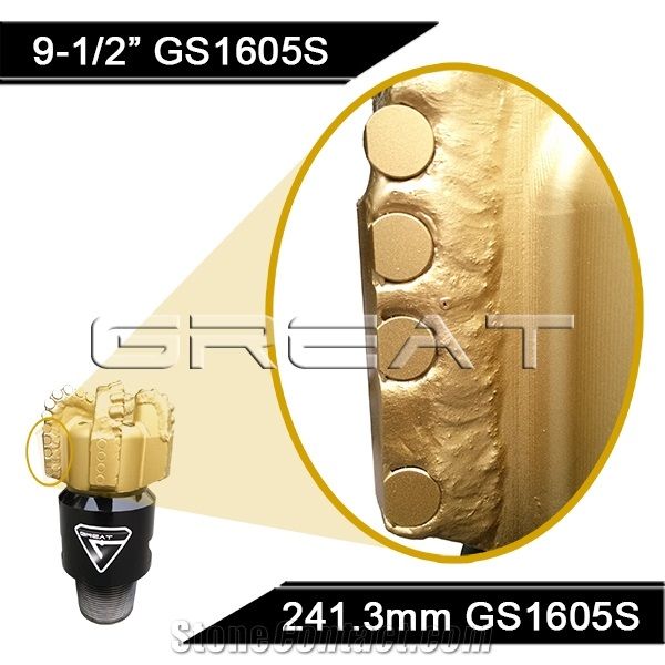 9-1/2” Gs1605s Pdc Steel Body Drill Bit